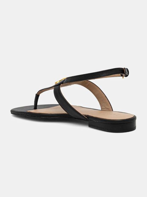 Lauren Ralph Lauren sandały skórzane Everley damskie kolor czarny 802959145001 - zdjęcie produktu nr 2