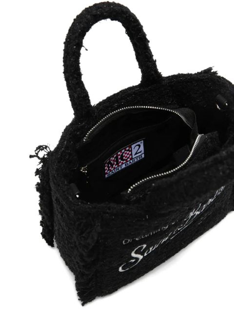 MC2 Saint Barth embroidered tote bag - Black