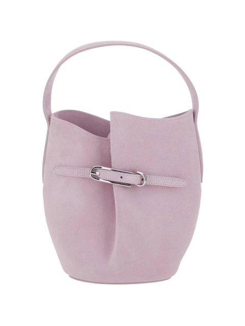 Liffner mini Belted suede bucket bag - Pink - zdjęcie produktu nr 1