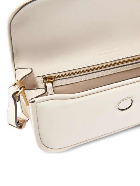 PINKO large Love Birds cross body bag - Neutrals