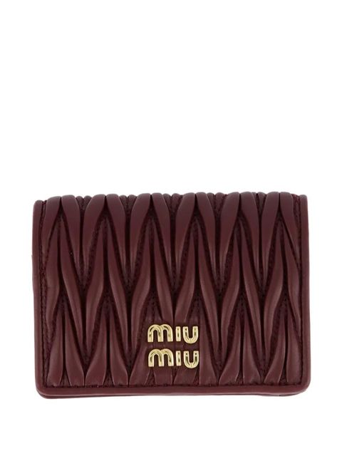 Miu Miu leather wallet - Red - zdjęcie produktu nr 1