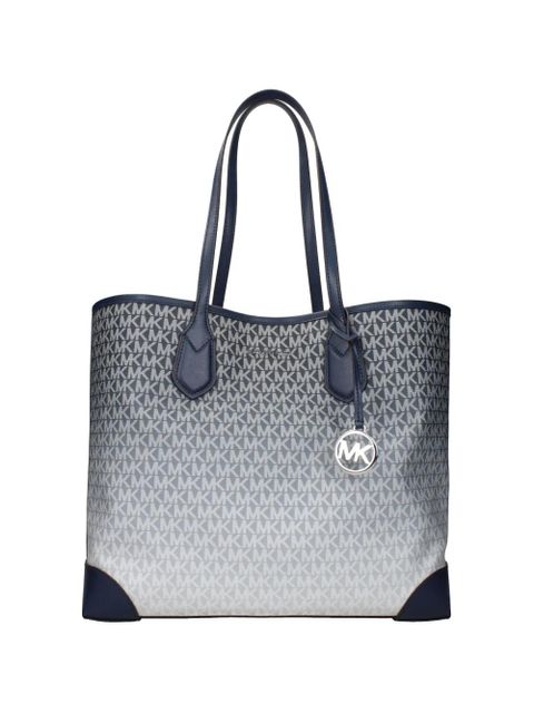 Michael Kors large Eva monogram shoulder bag - Blue - zdjęcie produktu nr 1