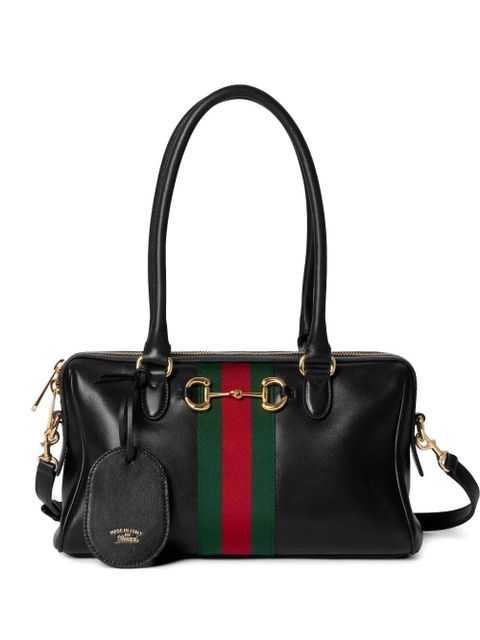 Gucci medium Borsetto leather shoulder bag - Black - zdjęcie produktu nr 1