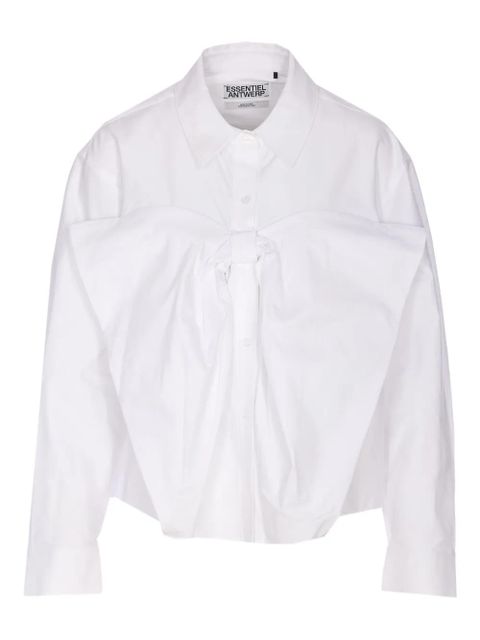 Essentiel Antwerp bow shirt - White - zdjęcie produktu nr 1