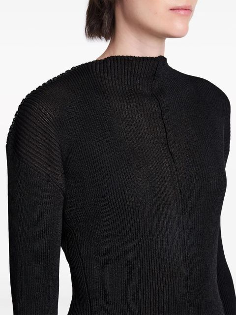 Proenza Schouler Camille ribbed-knit top - Black