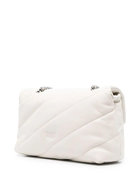 PINKO Love Birds-plaque crossbody bag - White - zdjęcie produktu nr 2