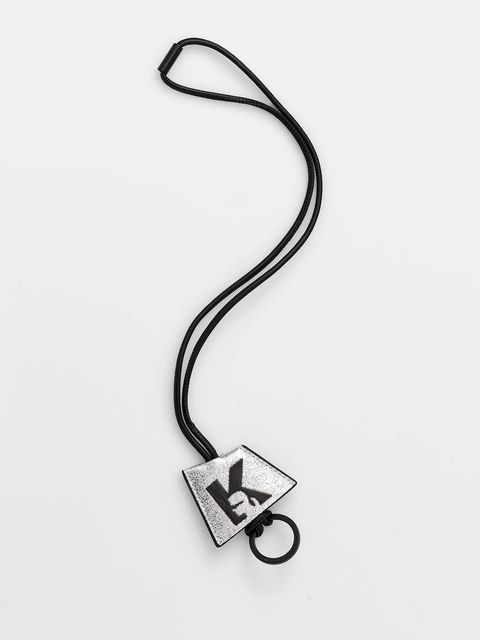 Karl Lagerfeld Jeans portfel + brelok damski kolor srebrny A4W32063 - zdjęcie produktu nr 2