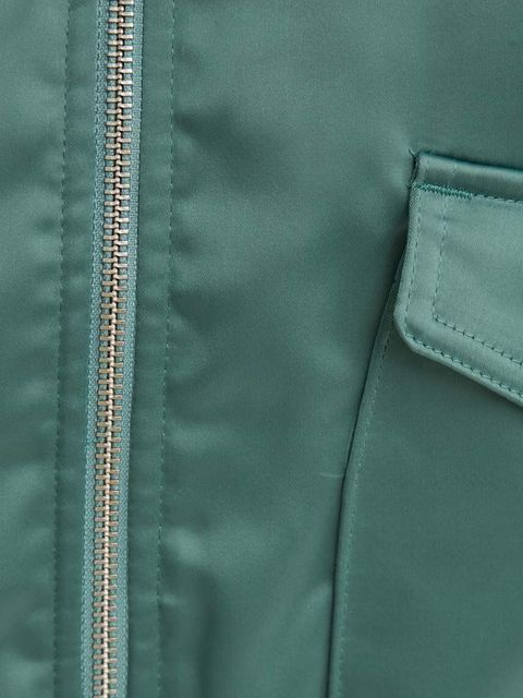 Levi's kurtka bomber damski kolor zielony przejściowa A7262