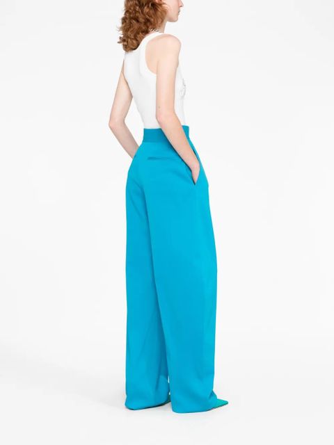 The Attico Gary virgin-wool trousers - Blue - zdjęcie produktu nr 2