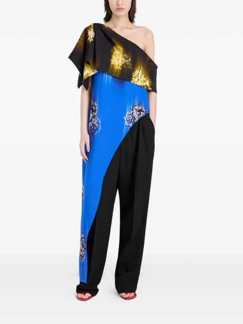 Proenza Schouler Haya printed top - Blue - zdjęcie produktu nr 2