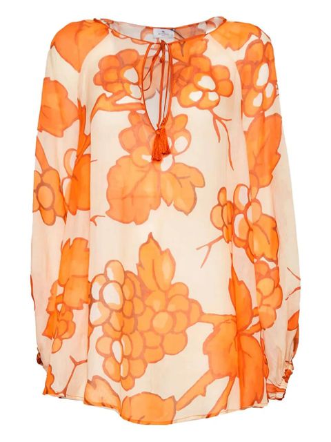 ETRO floral-print blouse - Orange - zdjęcie produktu nr 1