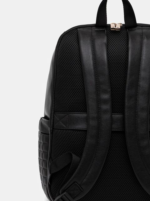 Guess plecak NADIRA damski kolor czarny duży gładki TWQG84 24033