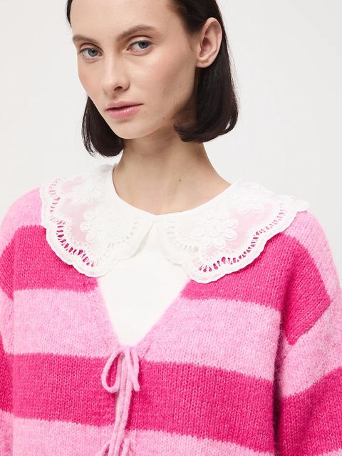 Medicine kardigan damskie kolor różowy ciepły