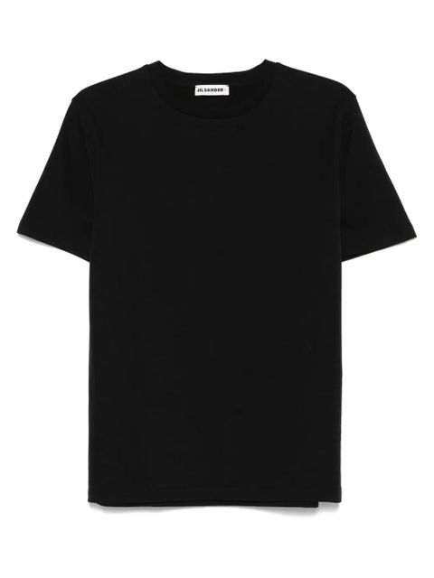 Jil Sander logo-patch T-shirt - Black - zdjęcie produktu nr 1