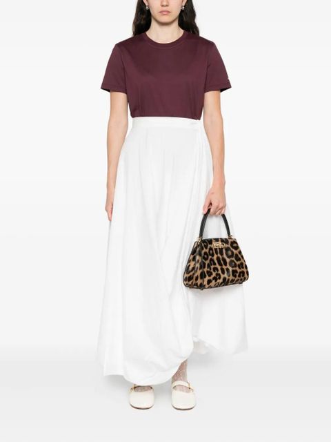 Lanvin keyhole tie-detail top - Purple