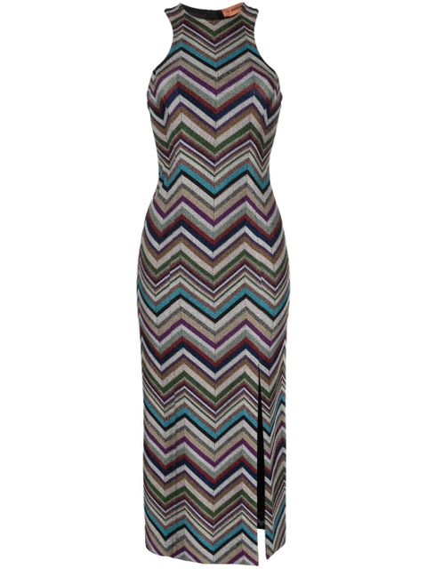 Missoni chevron-print midi dress - Multicolour - zdjęcie produktu nr 1