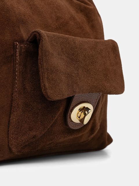 Answear.LAB torebka zamszowa