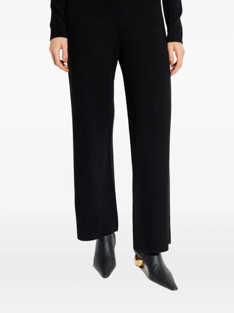 Cult Gaia Sonny ribbed trousers - Black