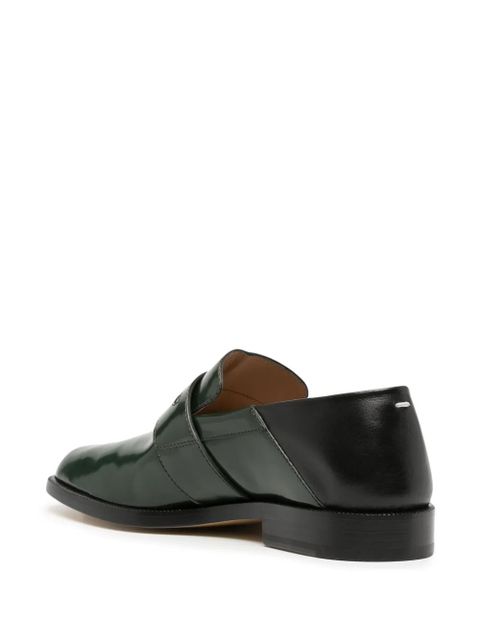 Maison Margiela Tabi leather loafers - Green