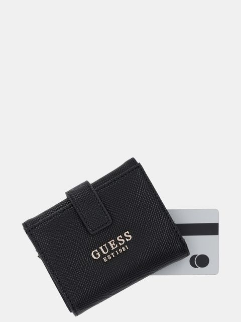 Guess portfel ROSALBA damski kolor czarny SWZG96 57138