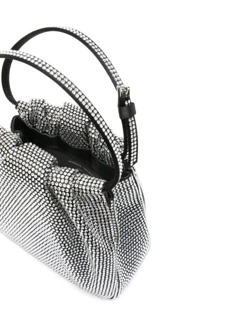 Amina Muaddi Vittoria mini bag - Black