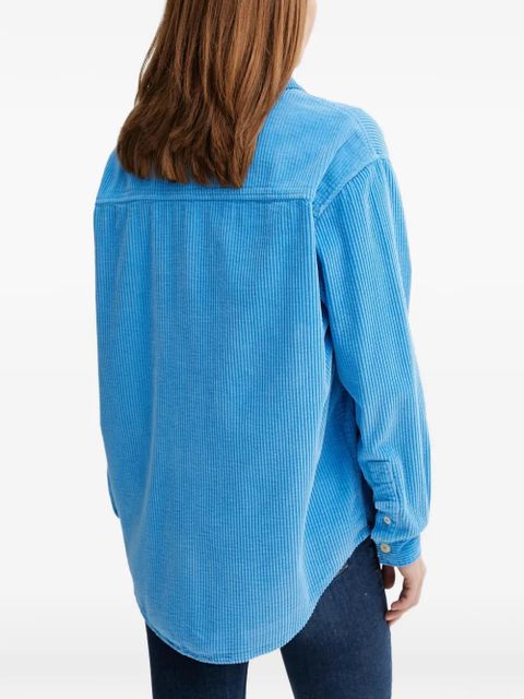 American Vintage Padow button-up corduroy shirt - Blue - zdjęcie produktu nr 2