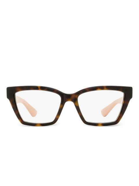 Gucci Eyewear squared-frame glasses - Brown - zdjęcie produktu nr 1