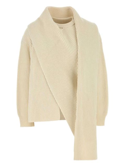 Jil Sander ribbed sweater - Neutrals - zdjęcie produktu nr 1