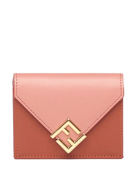 FENDI logo-plaque wallet - Pink - zdjęcie produktu nr 1