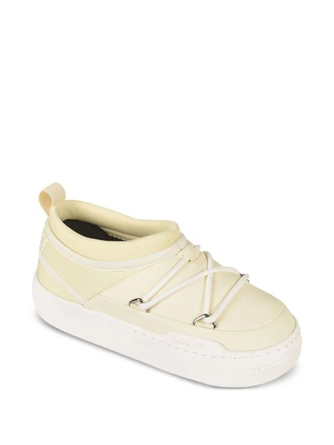 Moon Boot Park Icon lace-up flat sneakers - Yellow - zdjęcie produktu nr 1
