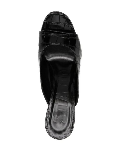 STAUD 100mm Sylvia sandals - Black