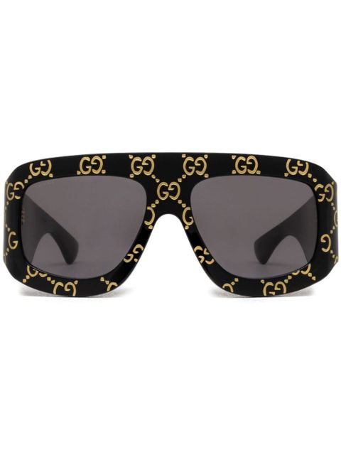 Gucci Eyewear GG Street pilot-frame sunglasses - Black - zdjęcie produktu nr 1