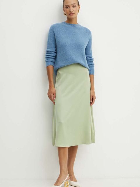 Weekend Max Mara sweter z domieszką wełny damski kolor niebieski 2425366111600