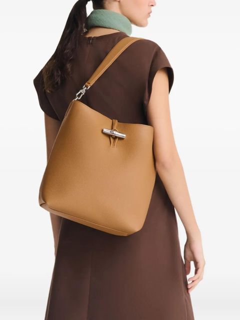 Longchamp Le Roseau M bag - Brown - zdjęcie produktu nr 2