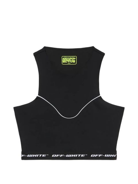 Off-White logoband crop top - Black - zdjęcie produktu nr 1