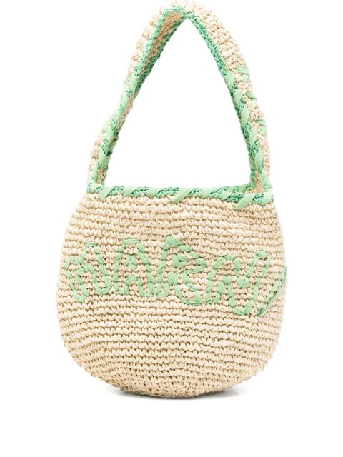 Marni small Nassa woven shoulder bag - Neutrals - zdjęcie produktu nr 1