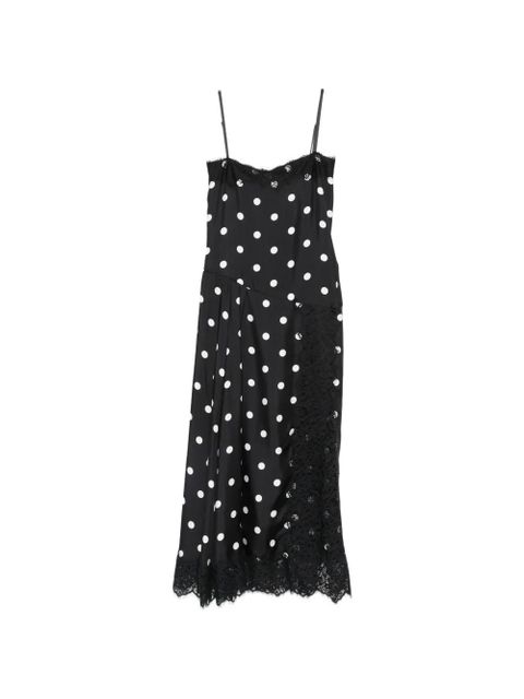 Sportmax polka-dot maxi dress - Black - zdjęcie produktu nr 1