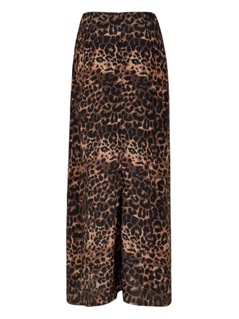 Johanna Ortiz Wild Confidant knotted maxi skirt - Brown