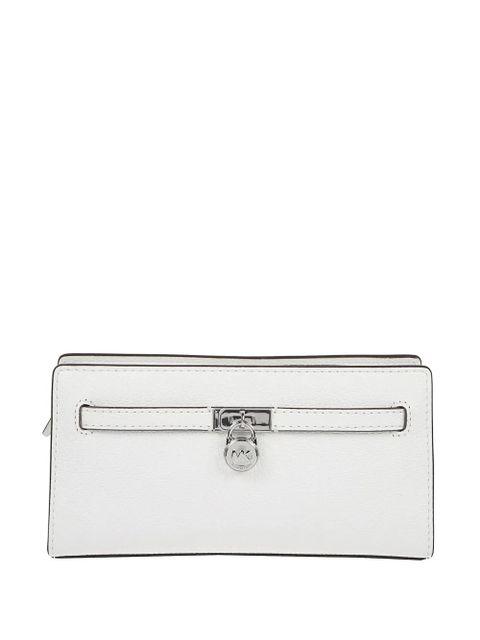 Michael Kors small Hamilton Moderne padlock-detail satchel - White - zdjęcie produktu nr 1