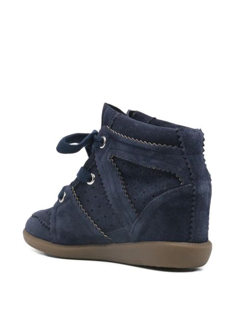 ISABEL MARANT Bobby lace-up sneakers - Blue