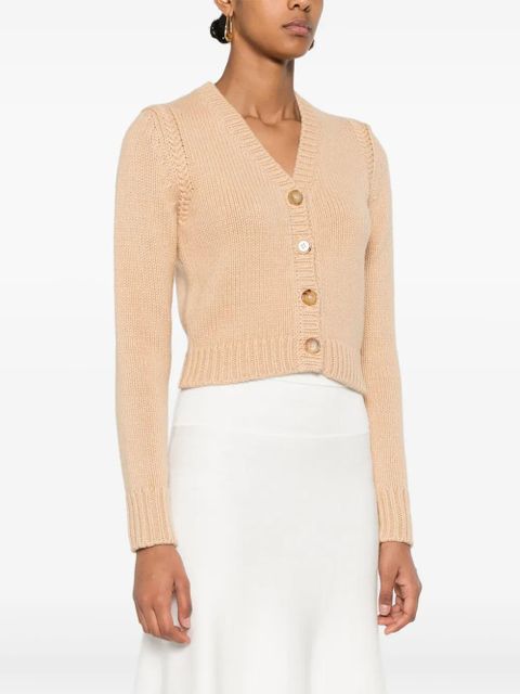 Chloé V-neck cardigan - Neutrals