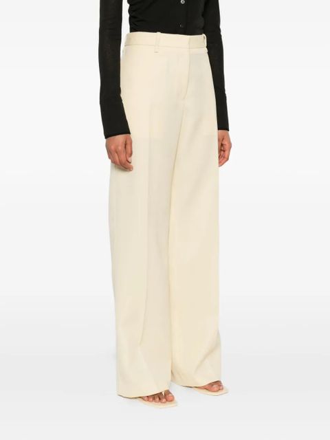 Jil Sander high-waisted wool trousers - Neutrals - zdjęcie produktu nr 2