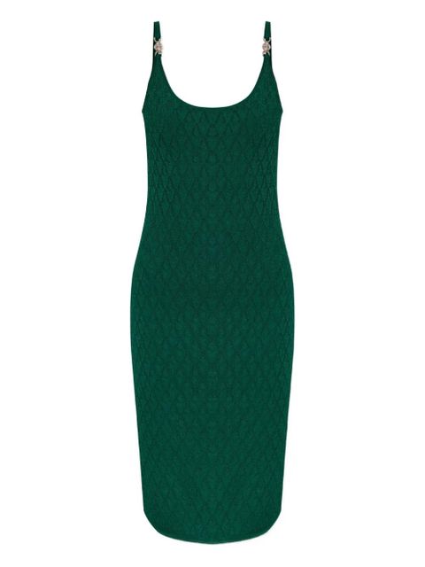 Versace embellished-strap midi dress - Green - zdjęcie produktu nr 1