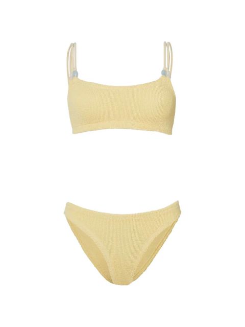 Hunza G Cassie beaded bikini - Yellow - zdjęcie produktu nr 1