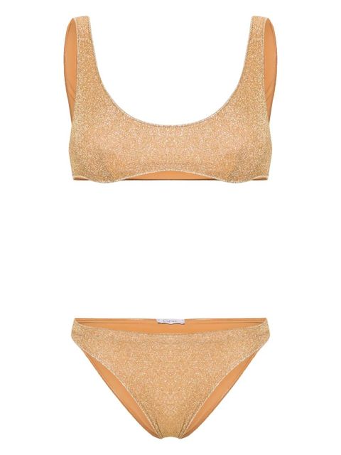 Oséree Lumière Sporty lurex bikini - Gold - zdjęcie produktu nr 1