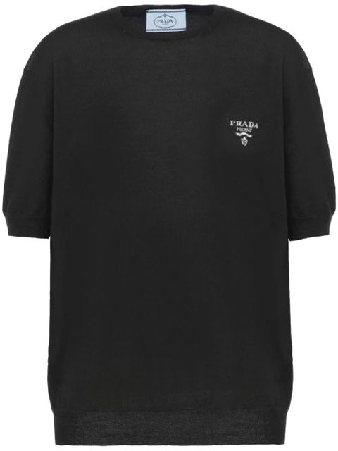 Prada crew-neck cashmere jumper - Black - zdjęcie produktu nr 1