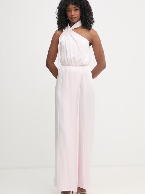 BOSS kombinezon asymetryczny damski z wiskozą Descarla - zdjęcie produktu nr 1