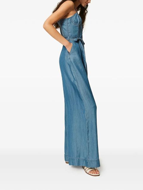 TWINSET wide-leg belted jumpsuit - Blue
