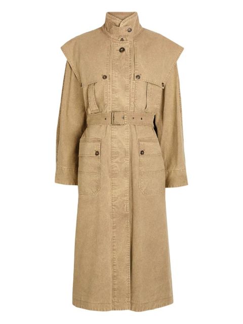 MARANT ÉTOILE belted pocket coat - Neutrals - zdjęcie produktu nr 1