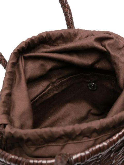 DRAGON DIFFUSION woven-leather bucket bag - Brown - zdjęcie produktu nr 2